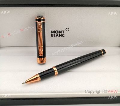 Wholesale Copy Mont blanc Special Edition Rollerball pen Rose Gold Clip